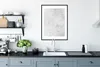 MuchoWow® Gerahmtes Poster Marmor - Textur - Grau - Produktbild-Vorschau 4
