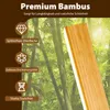 COSTWAY 122cm lampa podłogowa LED bambus, lampa podłogowa z Podgląd zdjęcia produktu 7