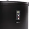 A close-up of a black mini-fridge with a digital display and control panel. Produktbild-Vorschau