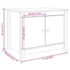 vidaXL Table basse 71x49x55 cm pin massif Voir les images du produit 8