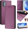 Lederhülle für Nokia G22 Hülle Flip Brieftasche Produktbild-Vorschau 1
