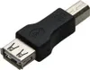 USB-A-auf-USB-B-Adapter, schwarz 2,5 W, 0,5 A, 480 Mbit/s, Produktbild-Vorschau 1
