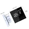 A digital thermostat and its separate control unit are shown with dimensions indicated. Náhľad obrázku produktu