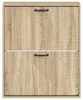 vidaXL Wandmontierter Schuhschrank HAARLEM 71 x 17 x 86 cm Produktbild-Vorschau 3