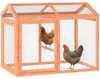 PawHut Hühnerstall 104 x 70,5 x 84 cm Freilaufgehege mit Produktbild-Vorschau 1