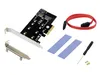 Conceptronic EMRICK 2-in-1-M.2-SSD-PCIe-Adapter SATA AHCI Produktbild-Vorschau 2