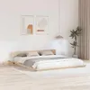 vidaXL Bettgestell Braun 200 x 200 cm Holz Produktbild-Vorschau 2