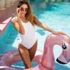 Swim Essentials Bouée 95 cm Flamant rose or Voir les images du produit 3