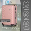 Xonic Design Reisekoffer mit Rollen 360° - ABS Produktbild-Vorschau 2