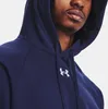 Under Armour Blue Ua Rivale Vlies Hoodie mit Logo – S Produktbild-Vorschau 18