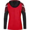 JAKO Damen Kapuzensweat Performance, Farbe:rot/schwarz, Produktbild-Vorschau 5