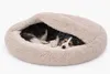 ODOL-PLUSZ Rundes Hundebett und Katzenbett 100cm, Beige, Produktbild-Vorschau 3