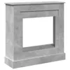 A concrete-effect fireplace surround. Podgląd zdjęcia produktu