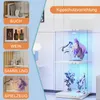 ProximaX Glazen vitrine, 360° draaibaar, wit, met 2 Productafbeelding-voorbeeld 7