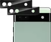 A close-up view of the back of a smartphone with two protective screen/camera covers layered over the camera module. Anteprima dell’immagine prodotto