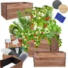 MODO24 Hochbeet Holz, Pflanzkasten, Massivholz, Kiefer, Produktbild-Vorschau 1