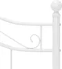 vidaXL Lit blanc métal 120x200 cm Voir les images du produit 5