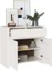 vidaXL Sideboard Drammen Blanc 79 x 43 x 75,5 cm Pin massif Voir les images du produit 3