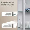 Stojící vitrína K-Möbel v hliníkovém / stříbrném provedení Náhled obrázku produktu 4