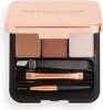A makeup revolution brow sculpt kit in a brown palette. Produktbild-Vorschau