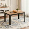 Mondeer Esstisch Esszimmertisch 120 x 80 x 75cm, Schwarz & Produktbild-Vorschau 5