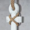 Anker H47cm inkl. Tau Weiß Holz Shabby Chic Vintage Produktbild-Vorschau 4
