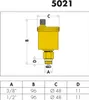 Caleffi Minical® 3/8" Schnellentlüfter Produktbild-Vorschau 7