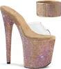 BEJEWELED-812RS Damen Slipper von Pleaser, Transparent Produktbild-Vorschau 1