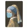 MuchoWow® Mauspad Mousepad Mädchen mit einem Perlenohrring Produktbild-Vorschau 1