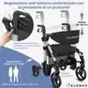 ELONEO 2in1 carrozzina rollator pieghevole e leggera con Anteprima dell’immagine prodotto 6