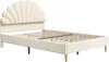 Letto imbottito Fortuna Lai 140 x 200 cm, struttura letto Anteprima dell’immagine prodotto 5