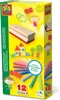 SES Creative Bunte Kreide mit Schwamm, staubfrei, für Produktbild-Vorschau 2