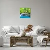 Bild auf Leinwand - Leinwandbild - Wasserfall Wald Umwelt - Produktbild-Vorschau 6