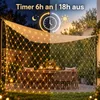 3X2m 200 LED Lichterkette Netz Lichternetz Warmweiß mit Produktbild-Vorschau 2