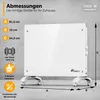 Tresko Convettore in vetro 2000 W GPH-20 Bianco Anteprima dell’immagine prodotto 3