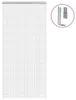 vidaXL Türvorhang aus Ketten 100x212 cm Aluminium Produktbild-Vorschau 5