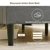 160*200CM Polsterbett Doppelbett Stauraum-Kopfteil Bett mit Produktbild-Vorschau 8