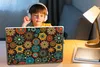 MuchoWow® Laptop Aufkleber Sticker Cover Bohème - Vintage - Produktbild-Vorschau 3