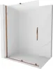 Mexen Velar Walk-In Duschwand 140x200cm, Roségold, 8mm Glas Produktbild-Vorschau 1