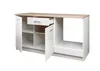 Küchenzeile >Wow   < in Weiß matt - 160x85x60 (BxHxT) Produktbild-Vorschau 3