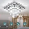 Kristall LED Deckenleuchte Kristalllampe K9 Edelstahl 36W Produktbild-Vorschau 2