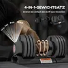 SPORTNOW Činky, 3,5/6/8/10 kg Nastavitelná činka s úložným Náhled obrázku produktu 4