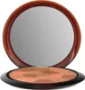 An open compact mirror with bronzer inside. Voir les images du produit