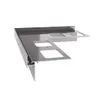 Profilo di gronda in alluminio Renoplast K35 pavimento in Anteprima dell’immagine prodotto 1