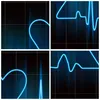 Bilder auf glas - Grafik herz kardiologie - 70x50cm - Produktbild-Vorschau 8