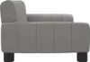 vidaXL Pelíšek pro psy šedý 70x45x30 cm Imitace kůže Náhled obrázku produktu 4