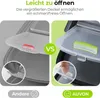 AUVON Tablettenbox 7 Tage mit Ergonomischem Produktbild-Vorschau 3