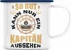 Trendation - Segeln Geschenk Emaille Tasse Segler Produktbild-Vorschau 1