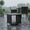 Relaxdays Balkontisch, HxBxT: 40 x 45 x 45 cm, wetterfest, Produktbild-Vorschau 3