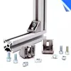 10x Befestigungswinkel für Aluprofil 30x30 und 30x60 Nut 8 Produktbild-Vorschau 2